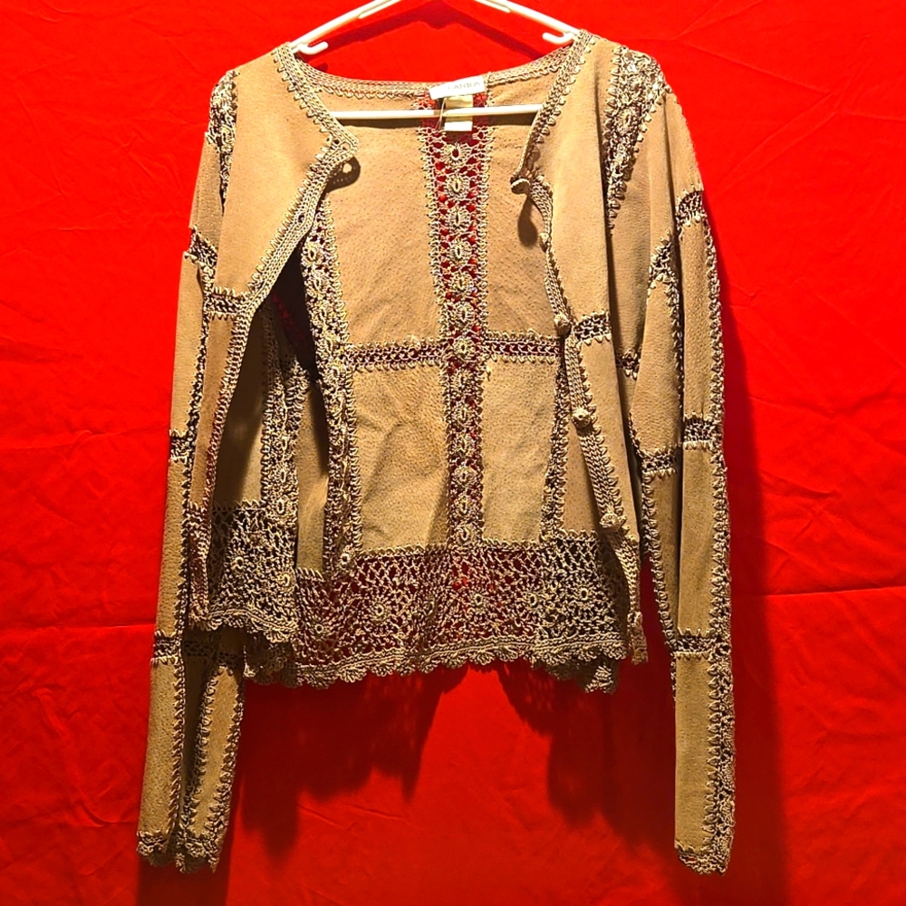 GANTOS Vintage Brown Leather jacket